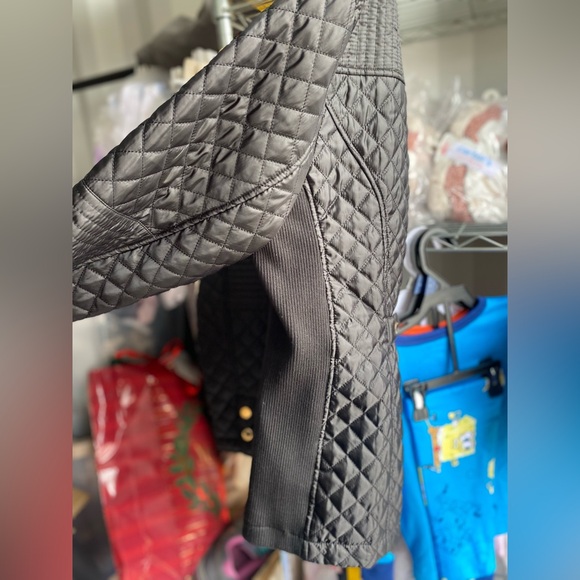 Michael Kors Quilted Black Puffer Jacket - Picture 3 of 9